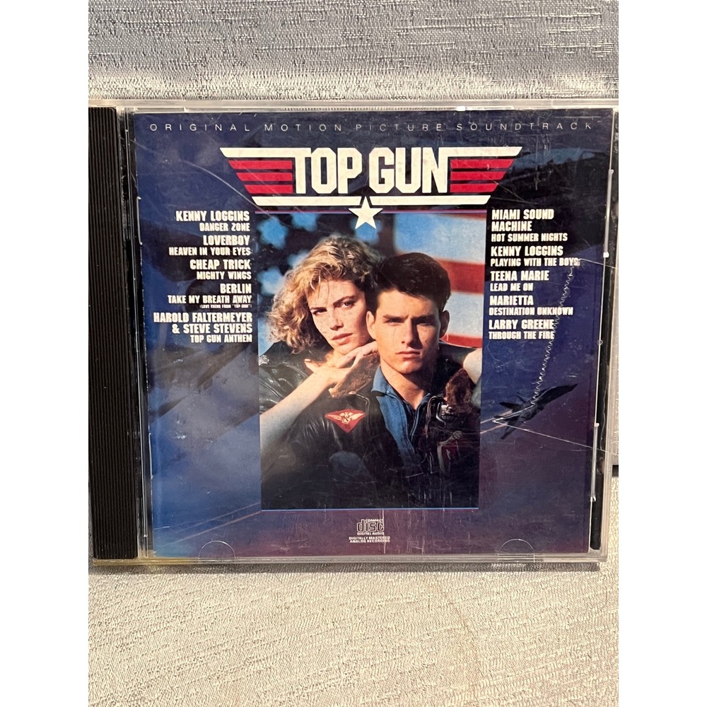 Top Gun Original Motion Picture Soundtrack CD 1986 Columbia CK 40323 Danger Zone
